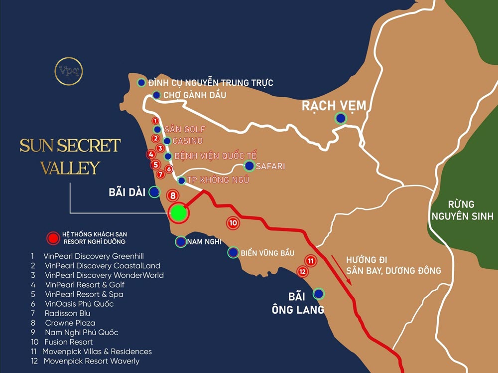 Hệ sinh thái tiện ích từ Sun Secret Valley