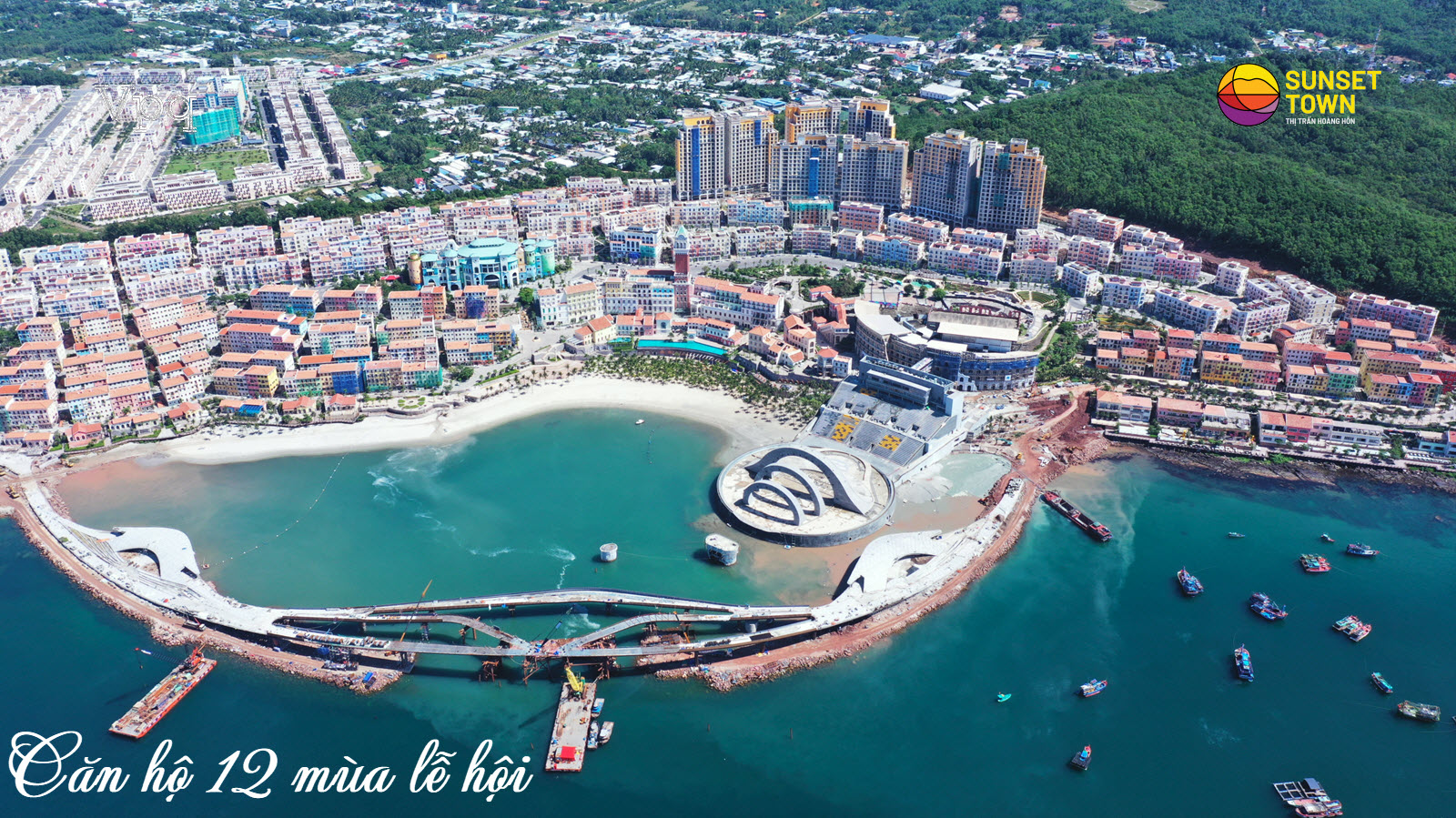 Vị trí căn hộ Sun Grand City Hillside Residence giữa lòng Sunset Town