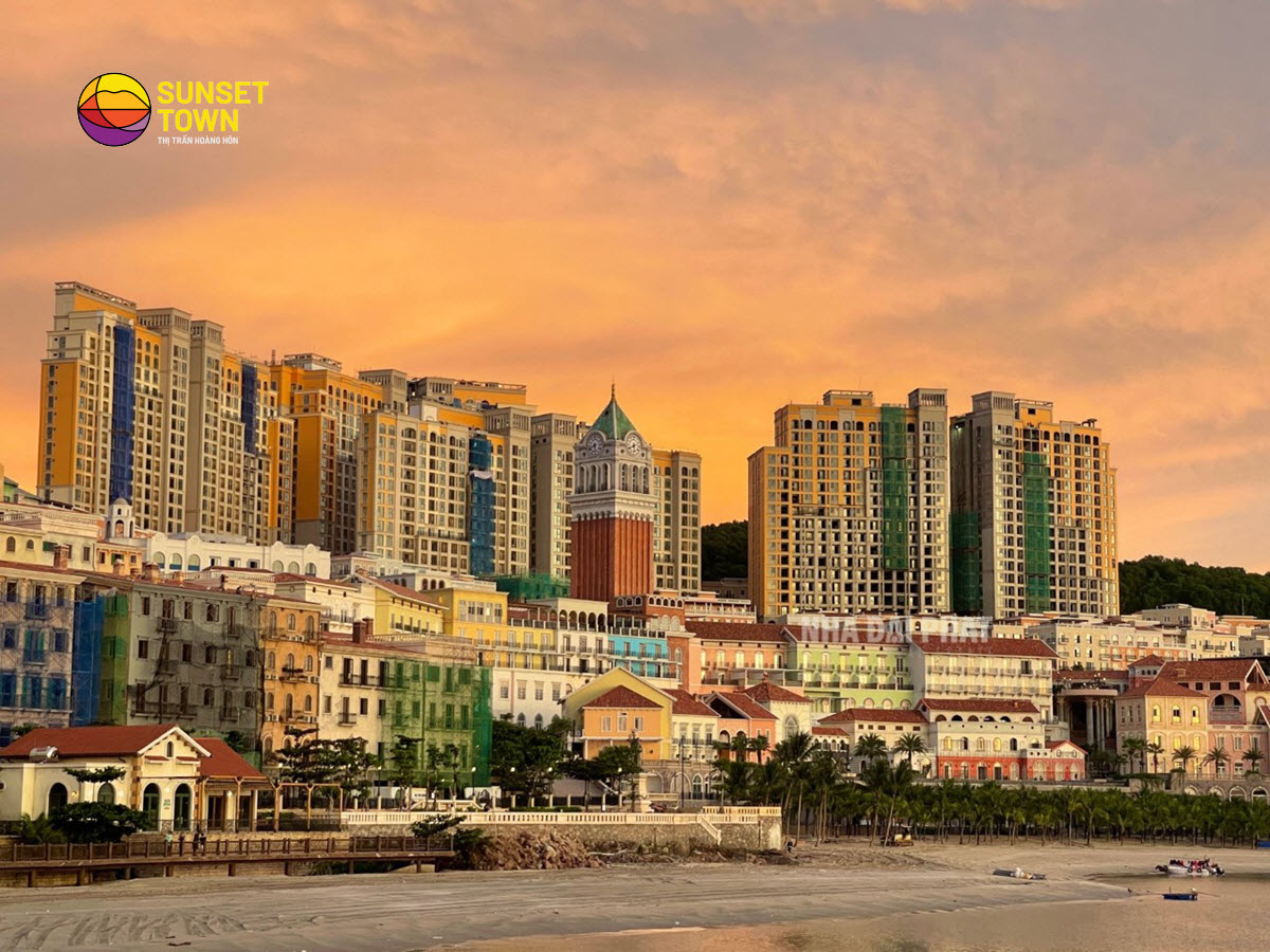 H&igrave;nh ảnh thực tế c&aacute;c t&ograve;a th&aacute;p căn hộ Sun Grand City Hillside Residence