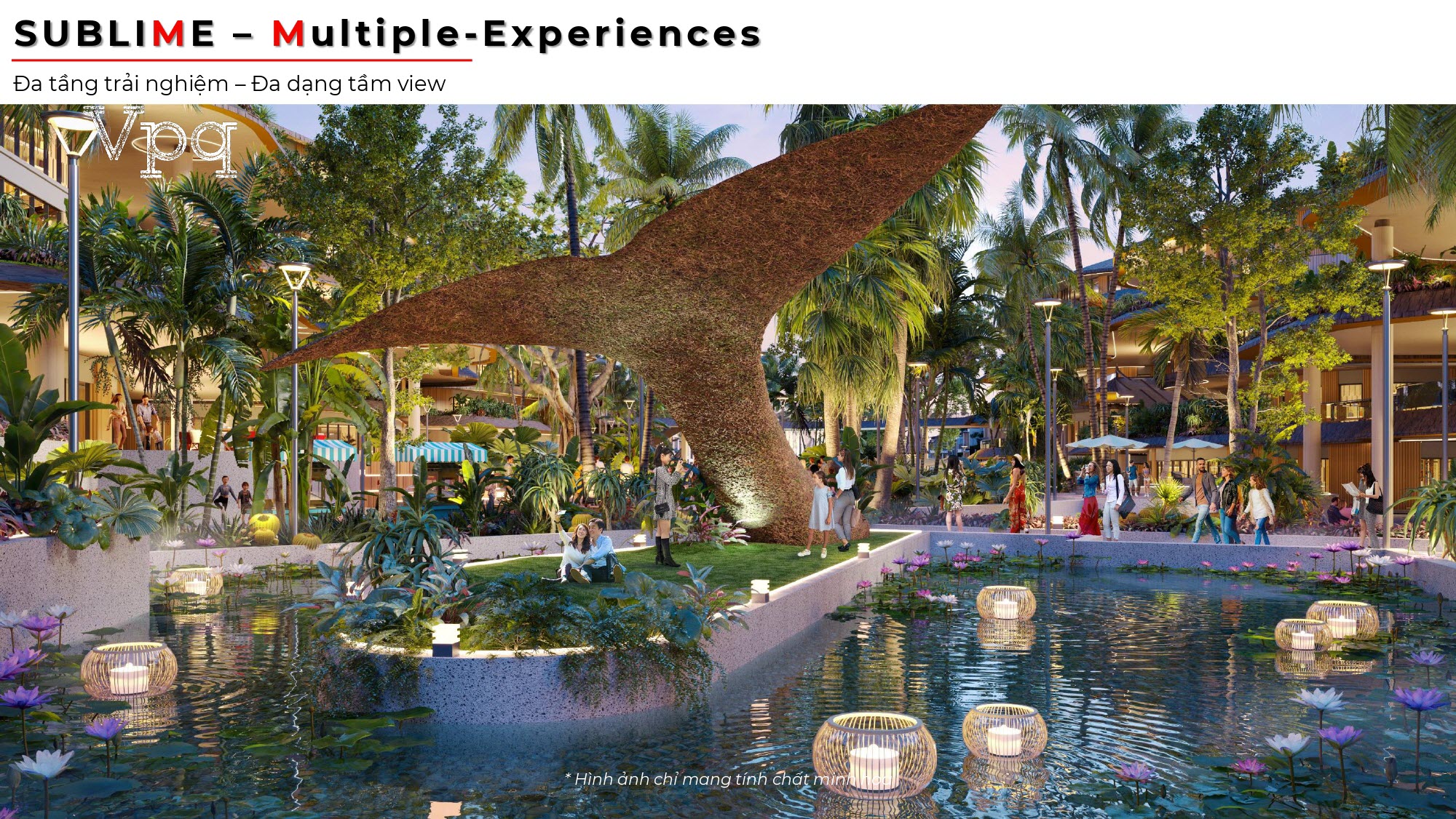 Phối cảnh c&ocirc;ng vi&ecirc;n rừng nhiệt đới Jungle