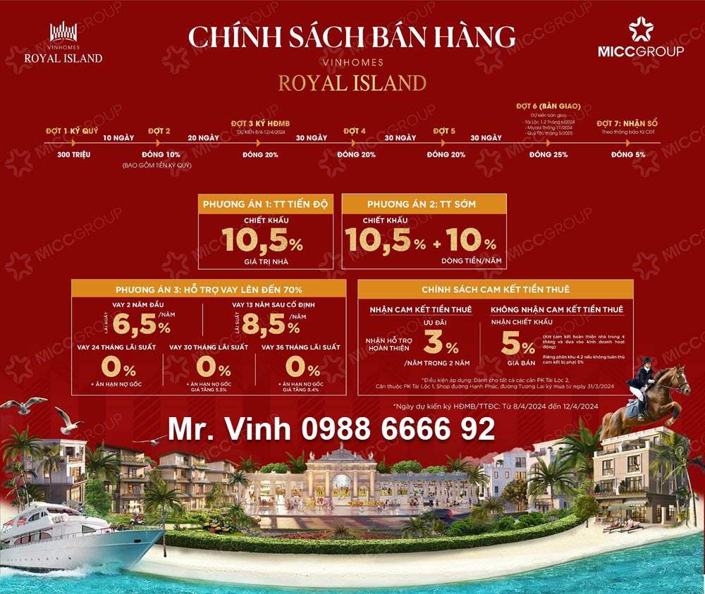 Chính sách bán hàng Vinhomes Vũ Yên (Ban hành 31/3/2024)