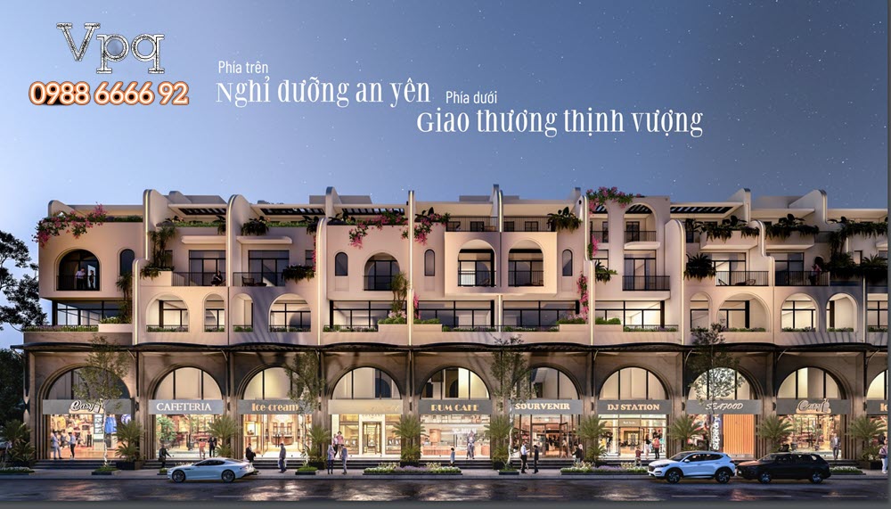 Phía trên nghỉ ngời, phía dưới kinh doanh