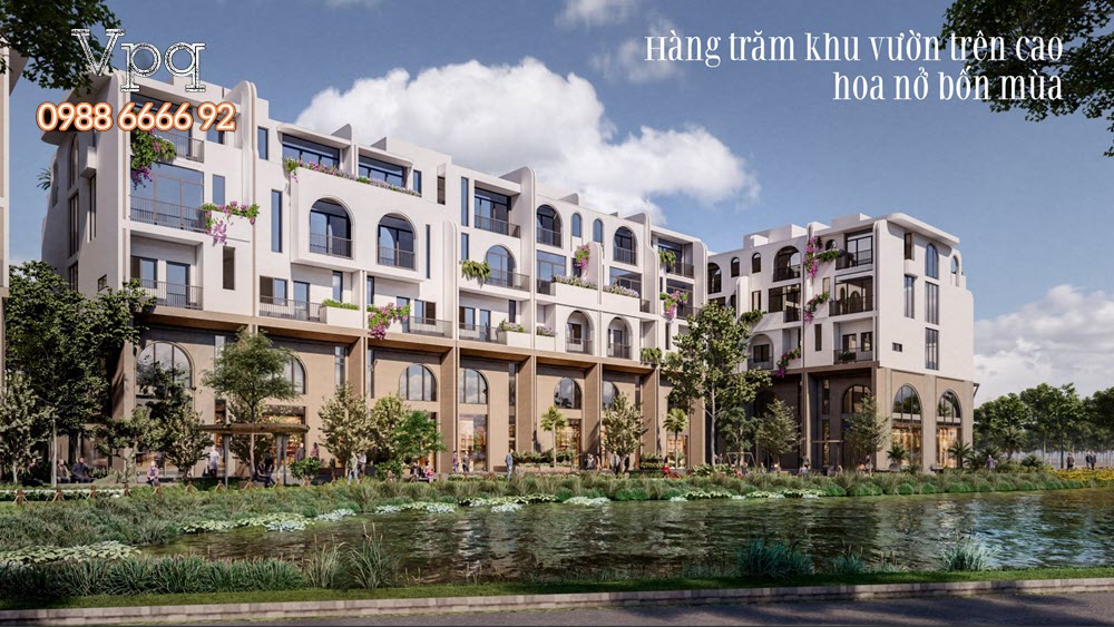 Cảnh quan xanh mát và tươi mới
