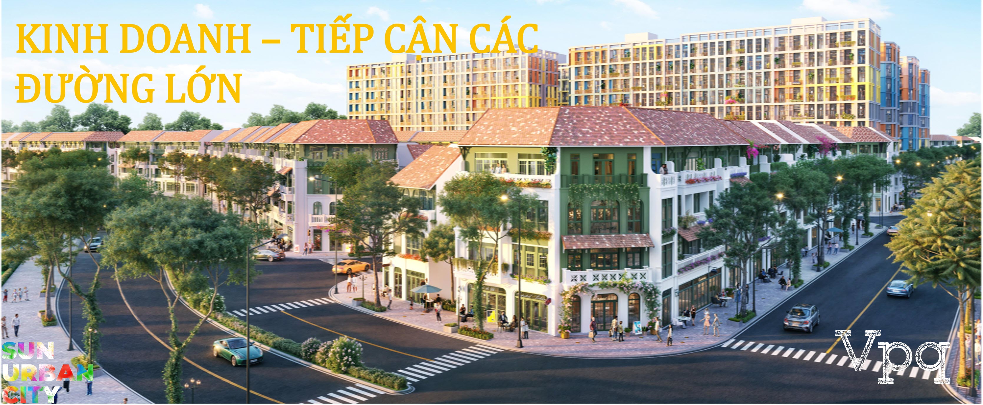Phối cảnh nhà phố Townhouse đường C1 Kim Ngân 1