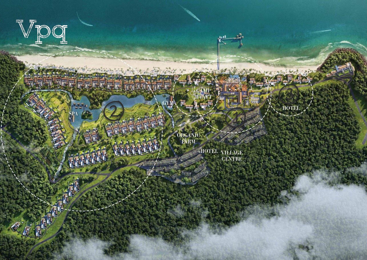 Tổng quan kết cấu kiến trúc Park Hyatt Phu Quoc Residences
