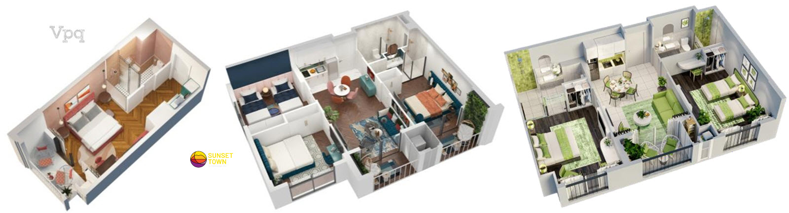 Layout căn hộ Hillside