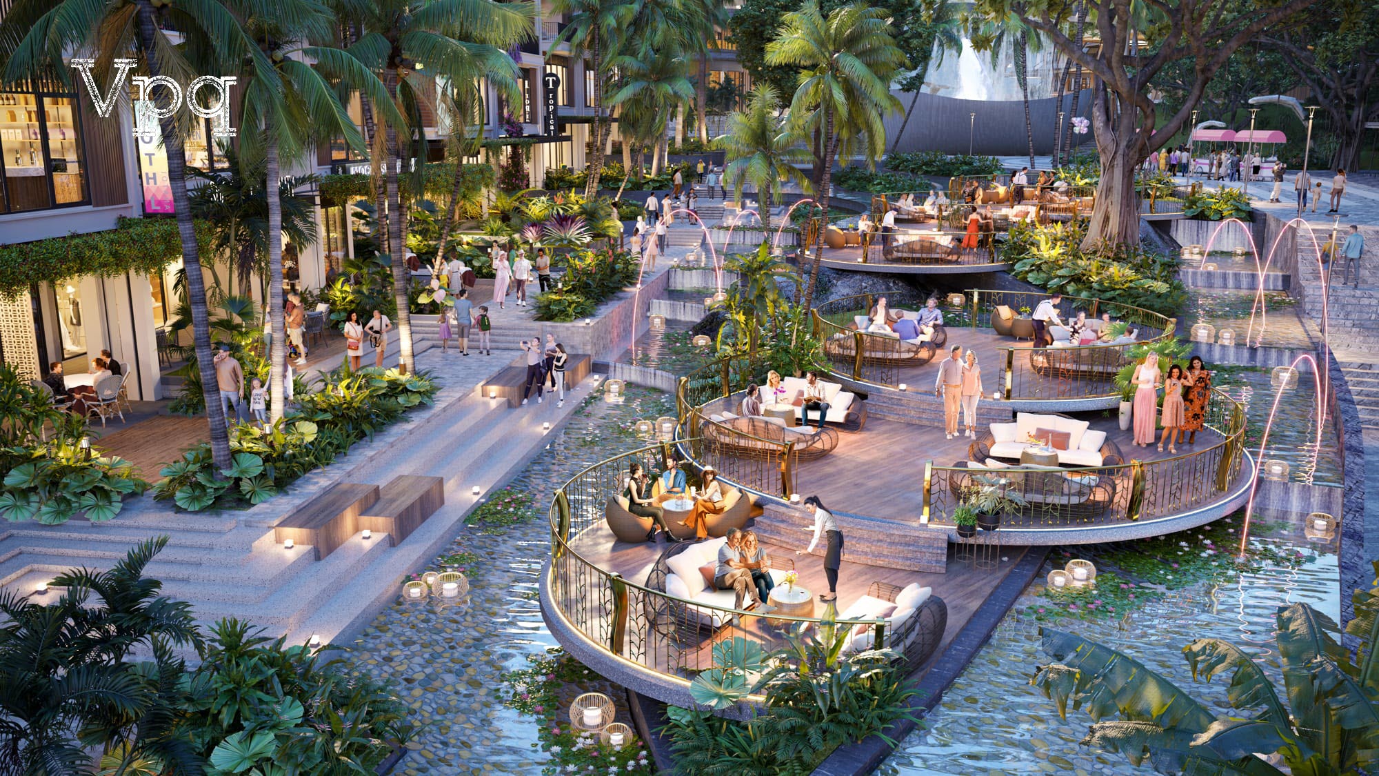 Cafe th&aacute;c nước