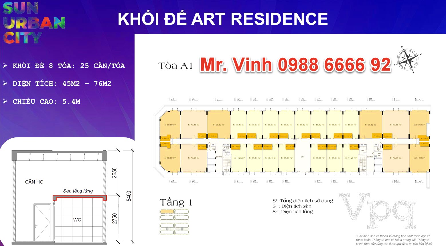 Mặt bằng điển h&igrave;nh shophouse khối đế t&ograve;a A1