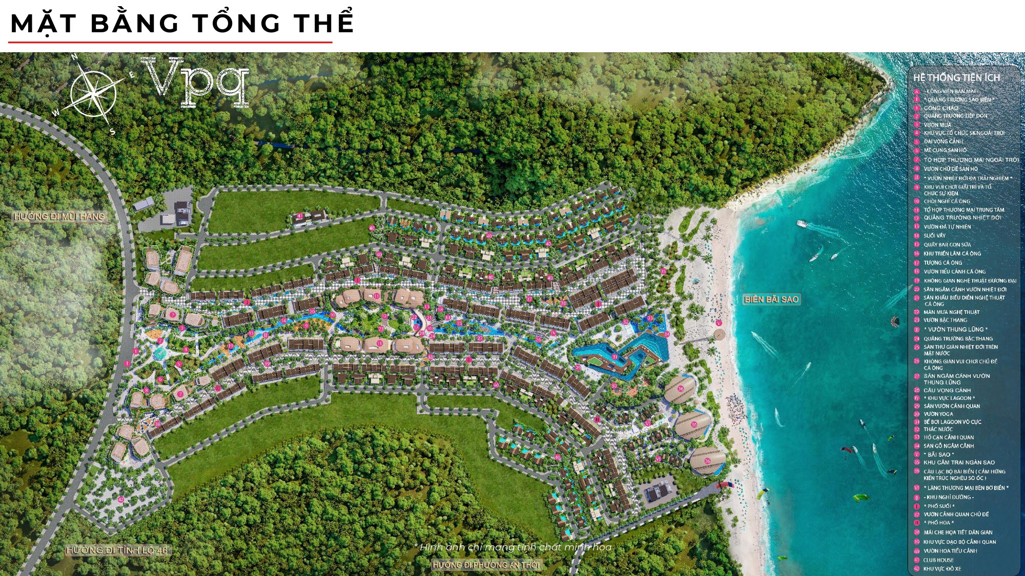 Mặt bằng tổng quan dự &aacute;n Sunrise Park Villa