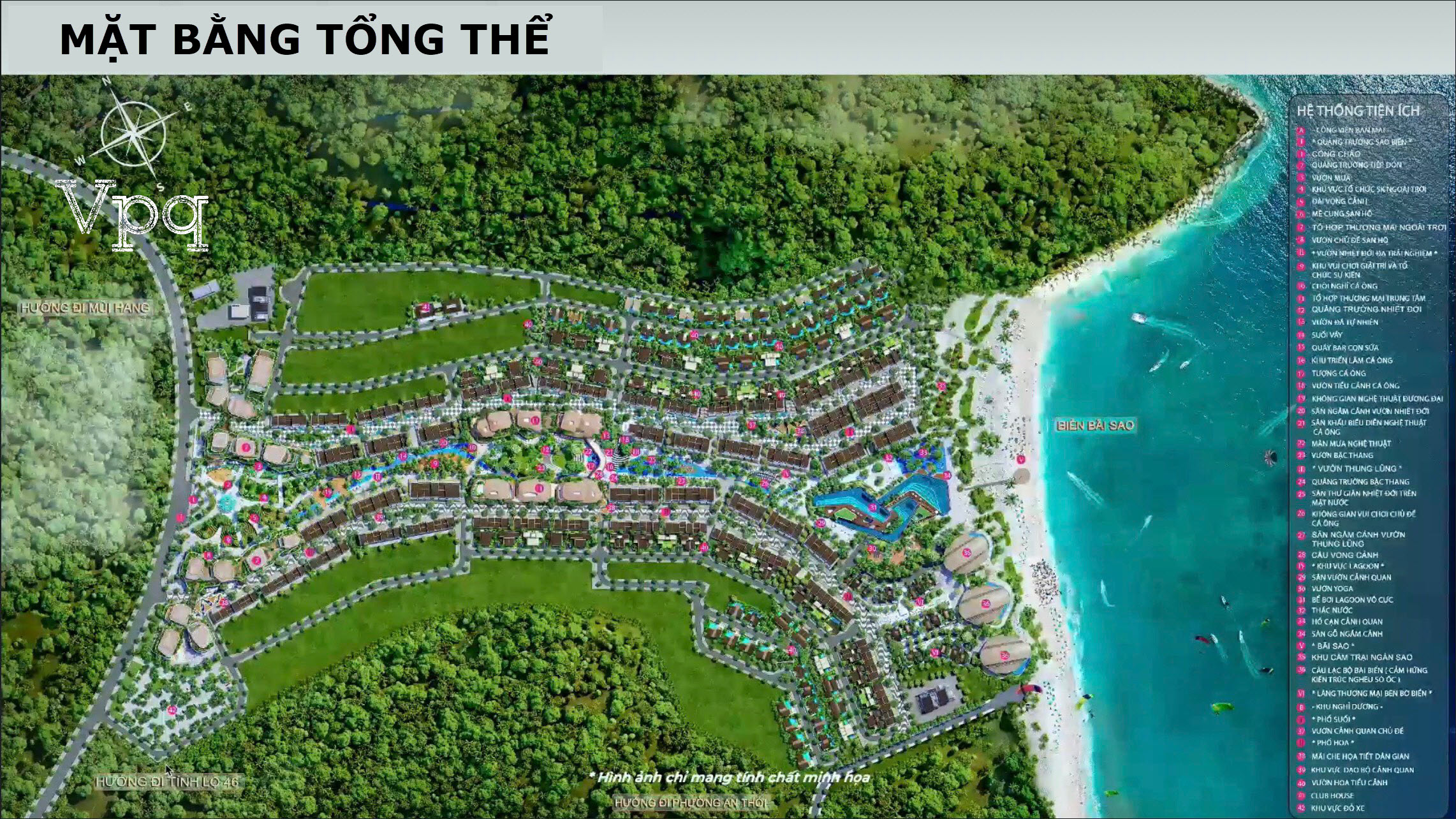 Mặt bằng tổng thể dự &aacute;n Sunrise Park Villa