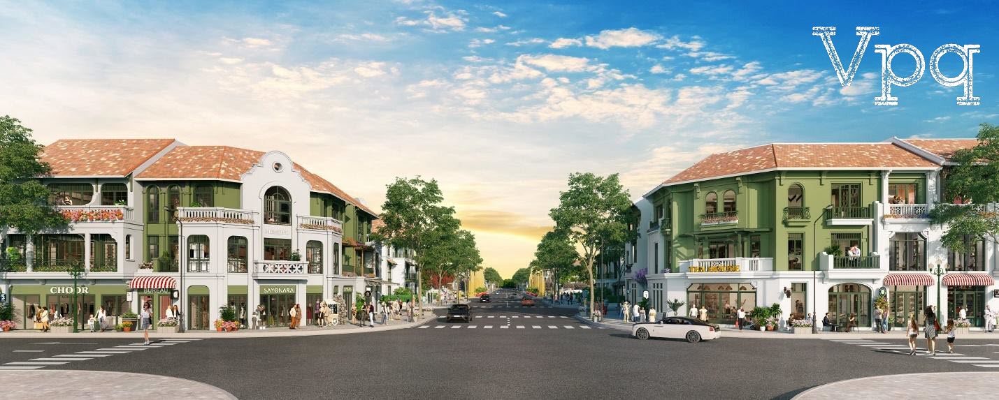 Kiến trúc nhà phố Kim Ngân dự án Sun Urban City