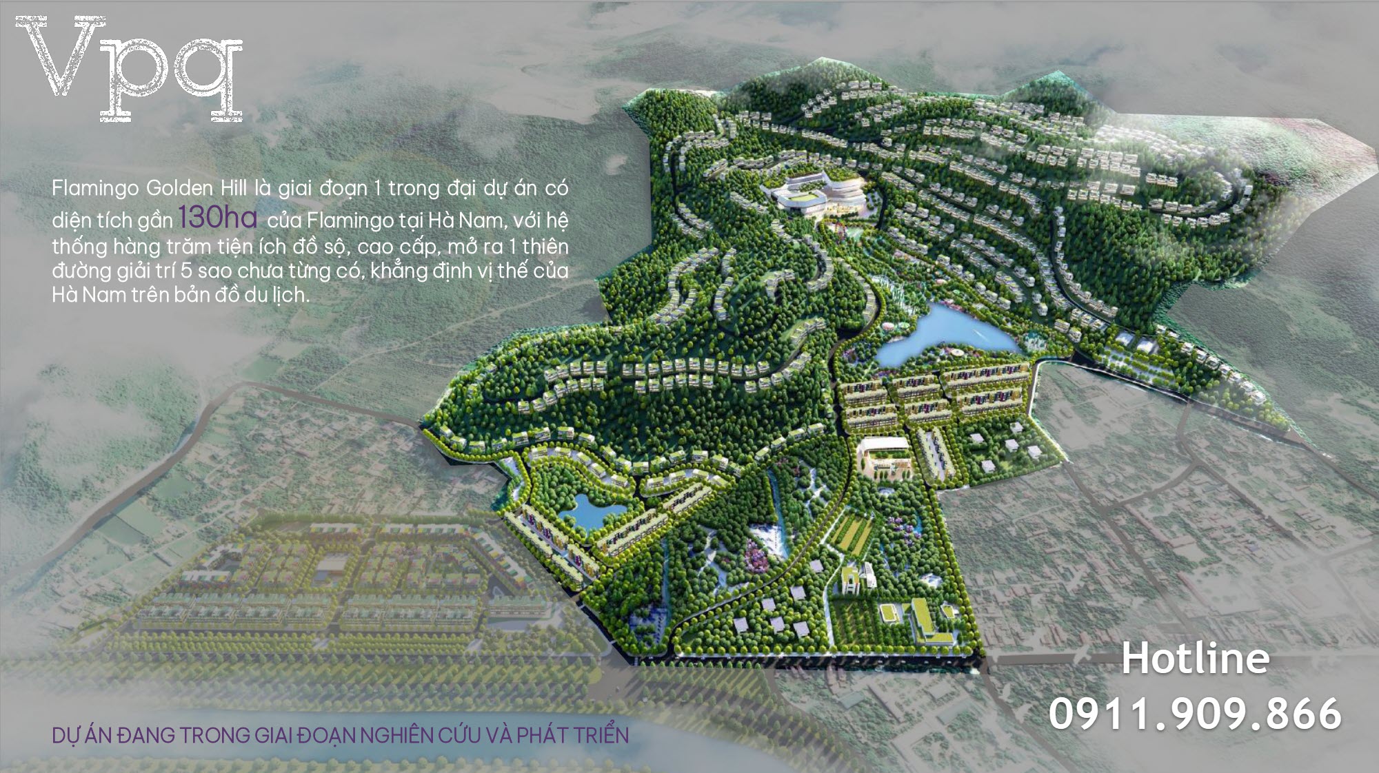 Quần thể Flamingo Hà Nam 130ha đang được nghiên cứu và phát triển