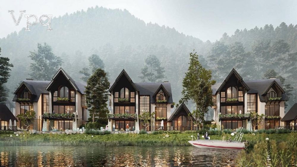 Những căn biệt thự đẳng cấp ven hồ