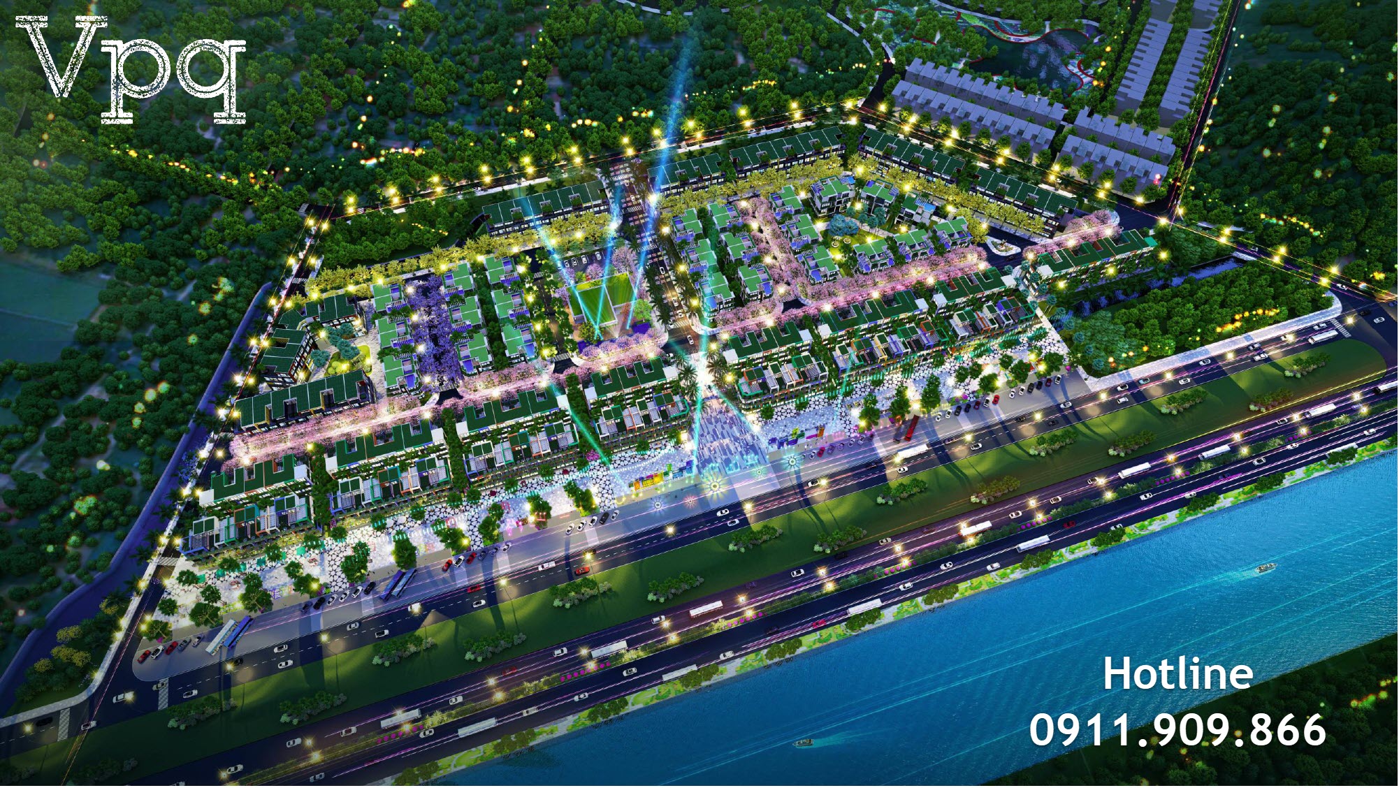 Hình ảnh phối cảnh tổng quan dự án Flamingo Golden Hill Hà Nam