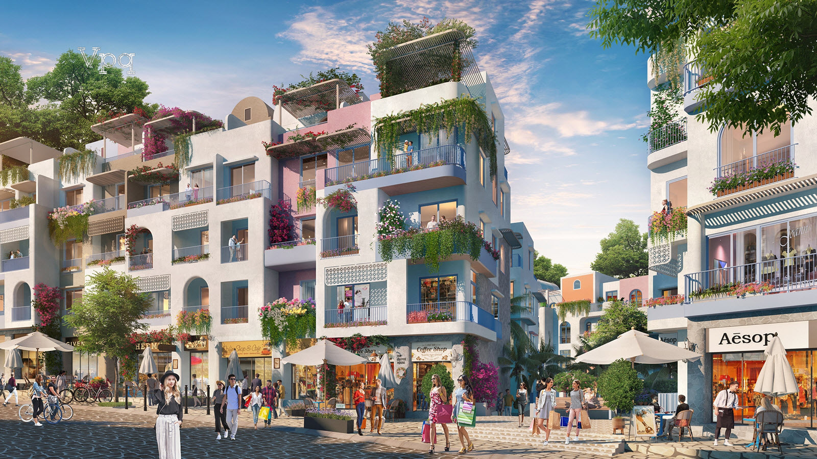 Thiết kế Shophouse The Santo Port 5 tầng Hòn Thơm