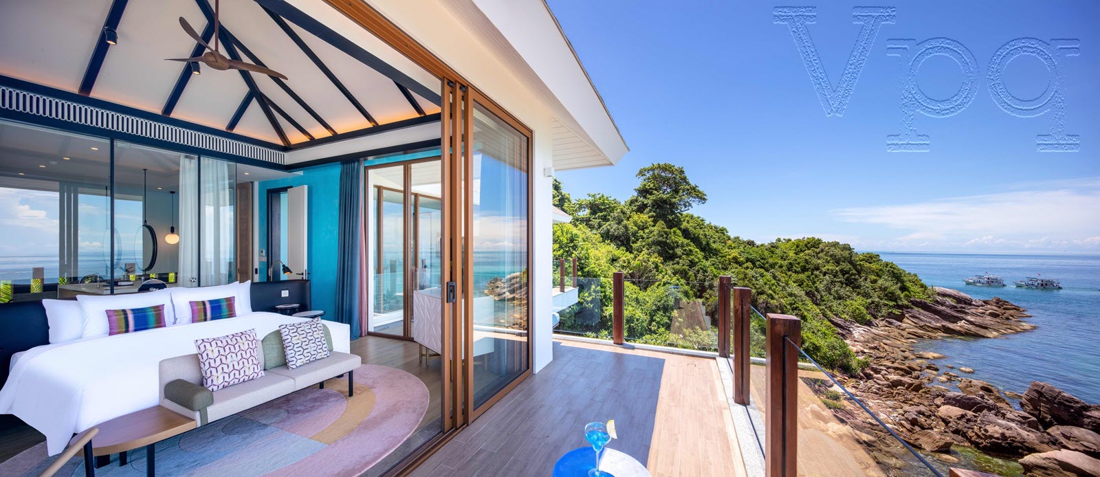 Ph&ograve;ng ngủ biệt thự Sun Premier Village The Eden Bay