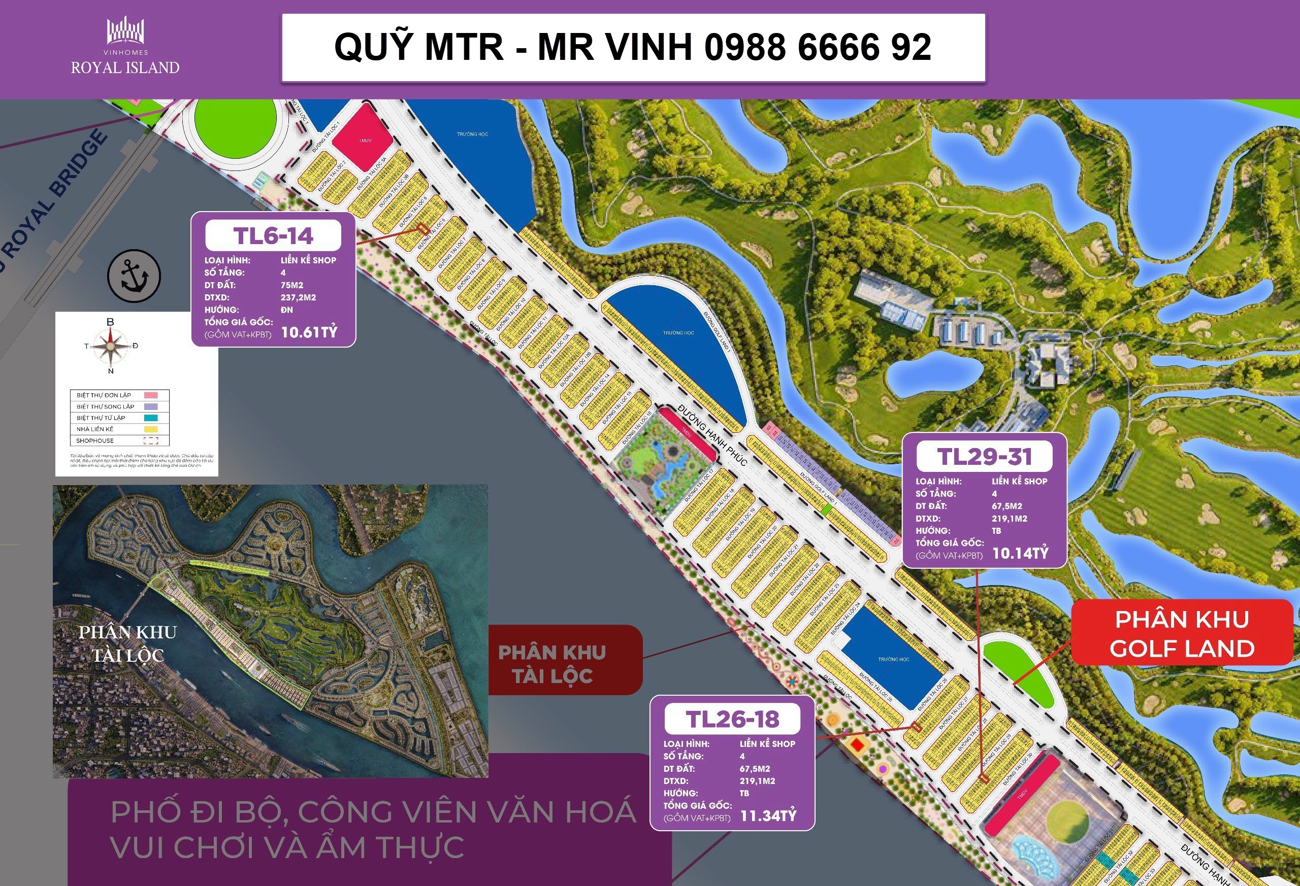 Quỹ căn MTR dự án Vinhomes Vũ Yên