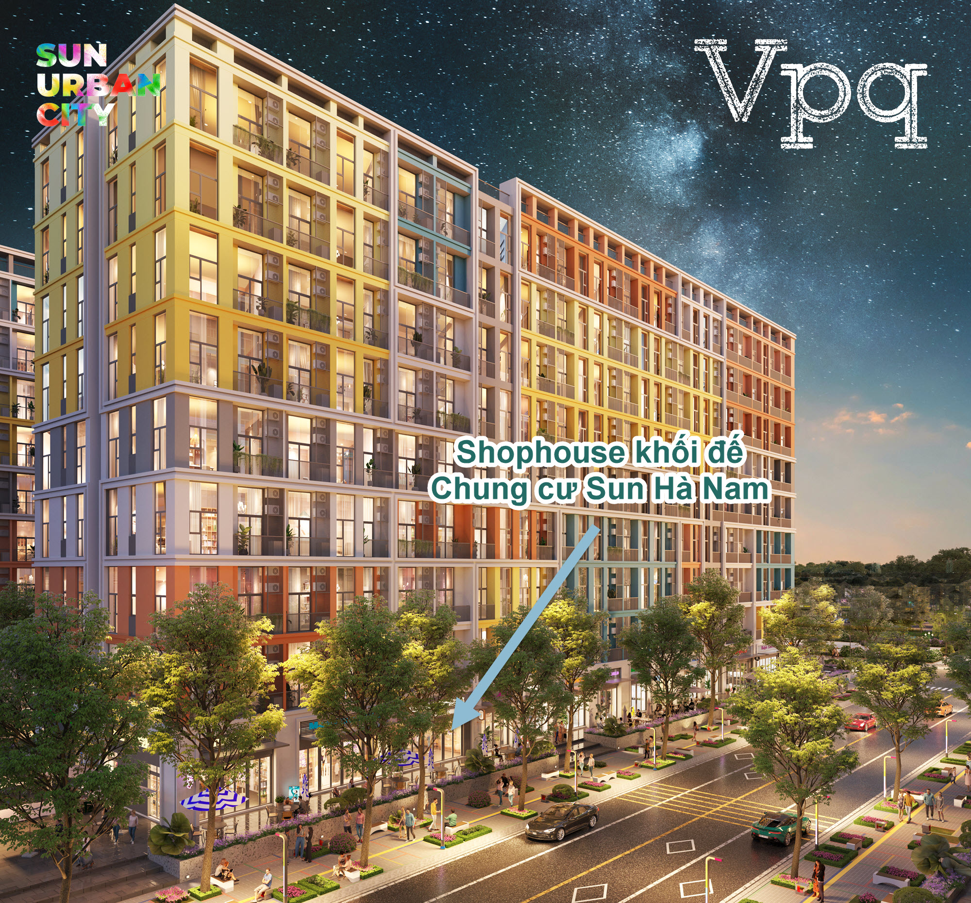 Phối cảnh chung cư Sun Urban City H&agrave; Nam