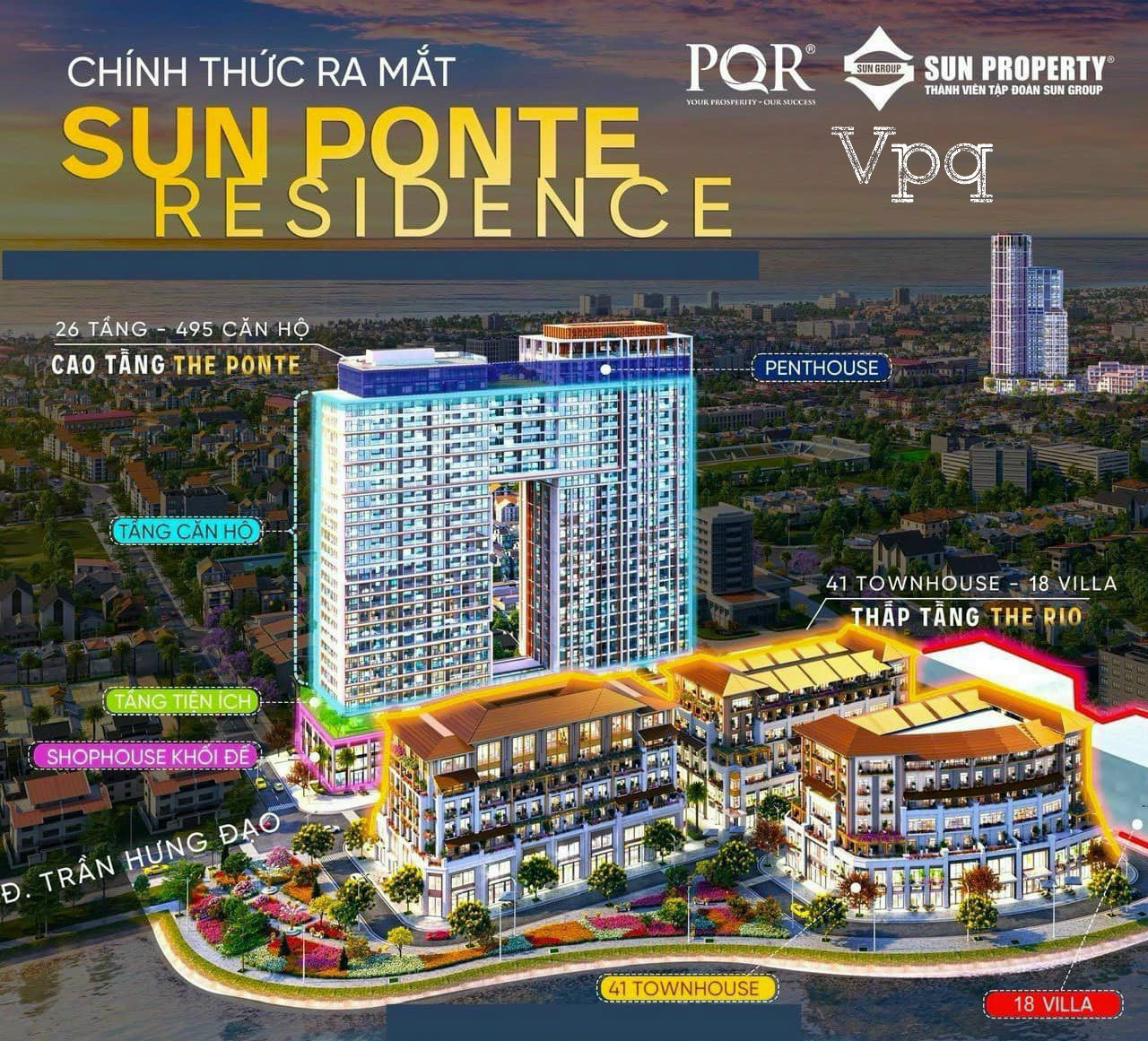 Các loại hình sản phẩm Sun Ponte Residence