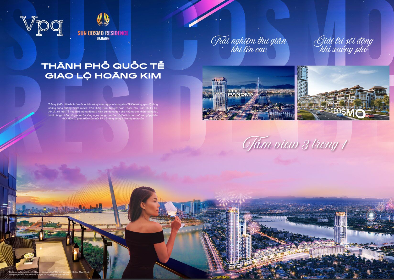 Sun Cosmo Residence - Th&agrave;nh phố quốc tế, giao lộ kim cương