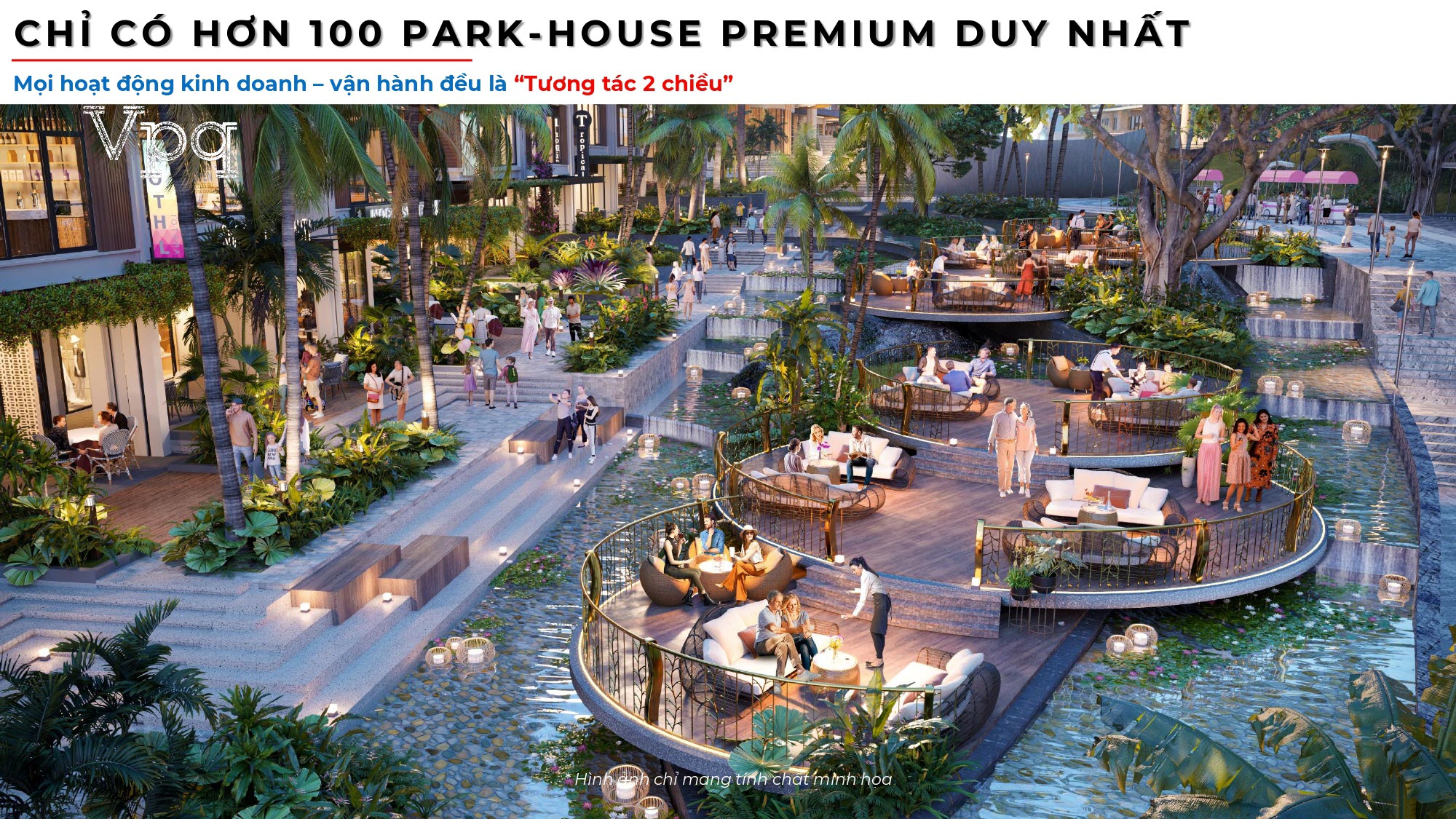 Mọi hoạt động kinh doanh Park-House vận h&agrave;nh đều l&agrave; &ldquo;Tương t&aacute;c 2 chiều&rdquo;