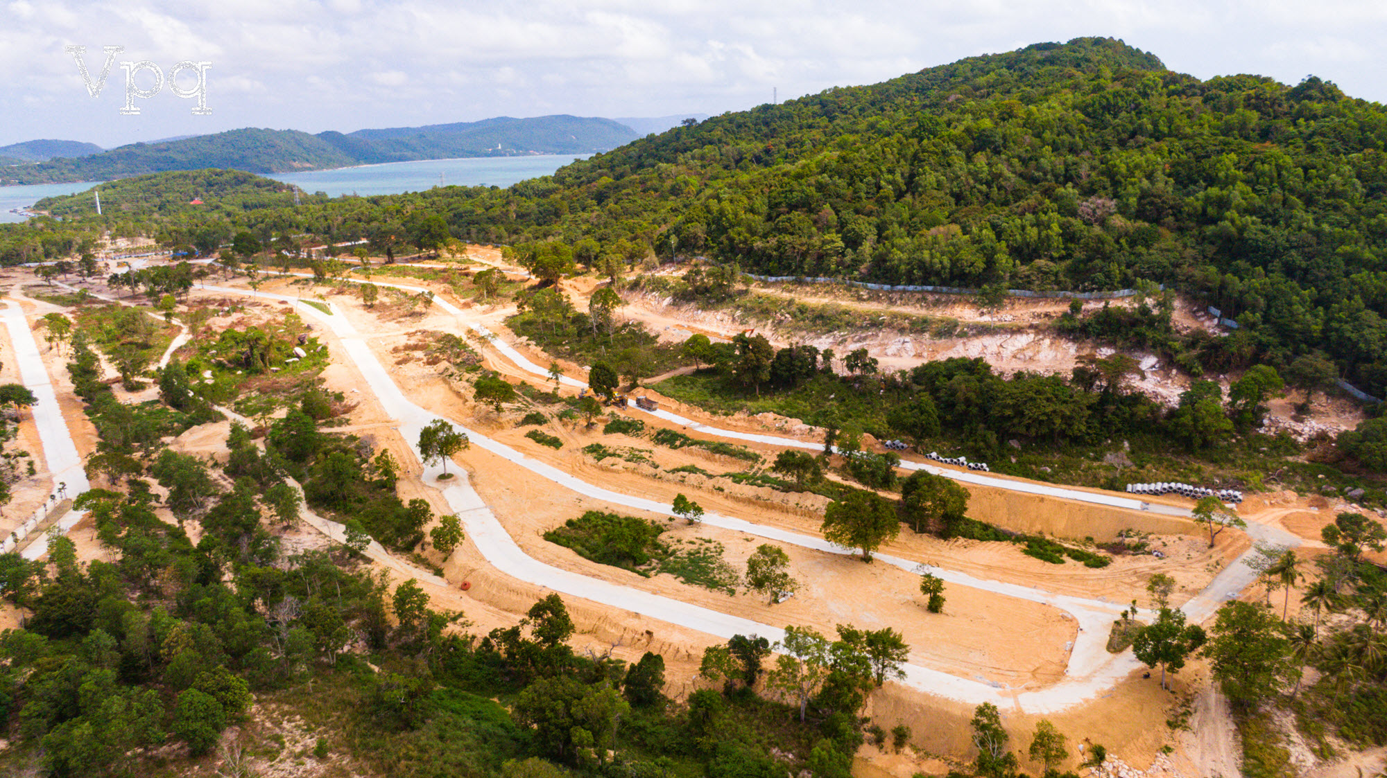 Mặt bằng thực tế thể hiện cao độ địa h&igrave;nh kh&aacute;c nhau của Sunrise Park Villa
