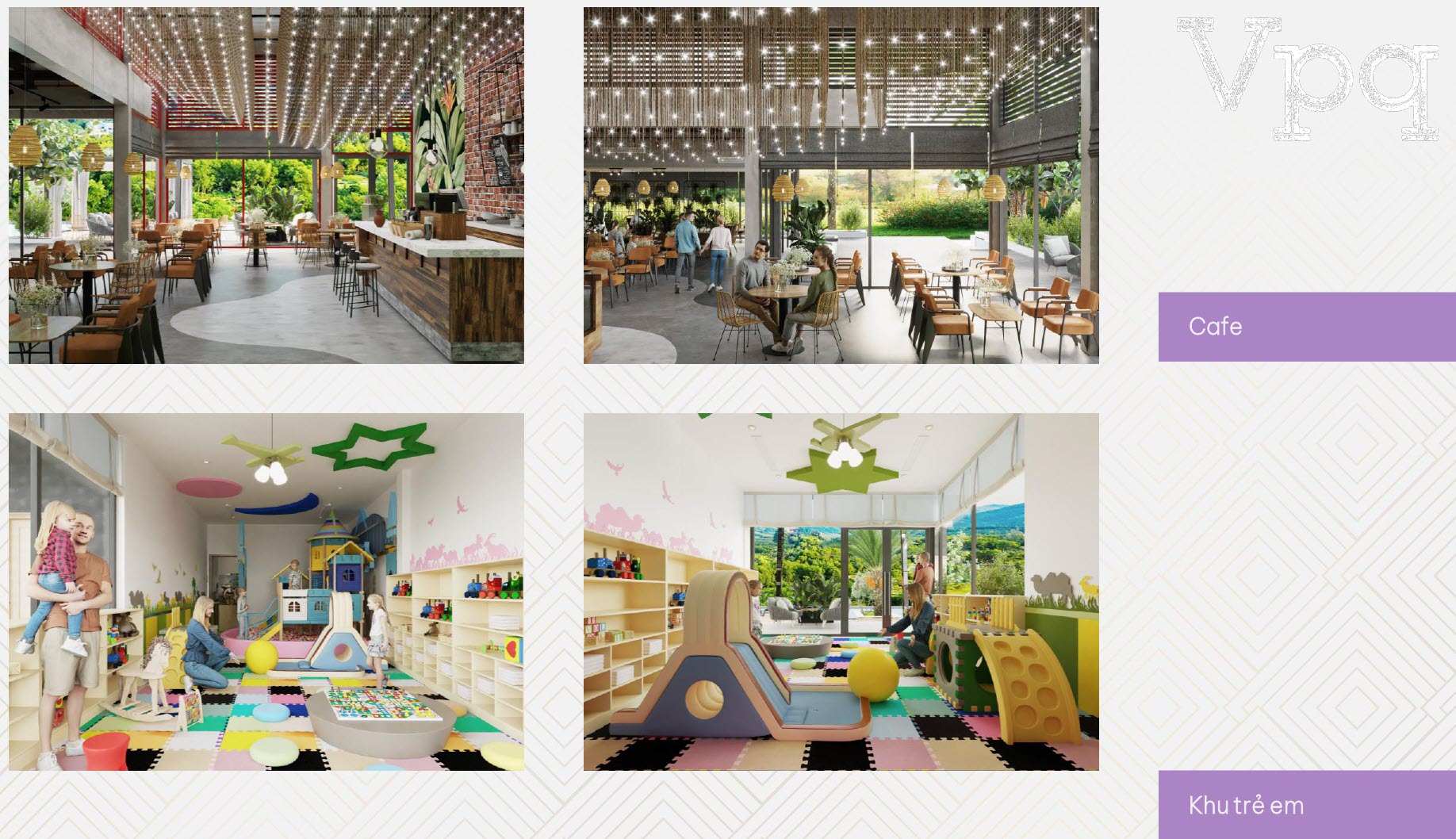Tiện ích cafe và khu trẻ em Flamingo Golden Hill Hà Nam