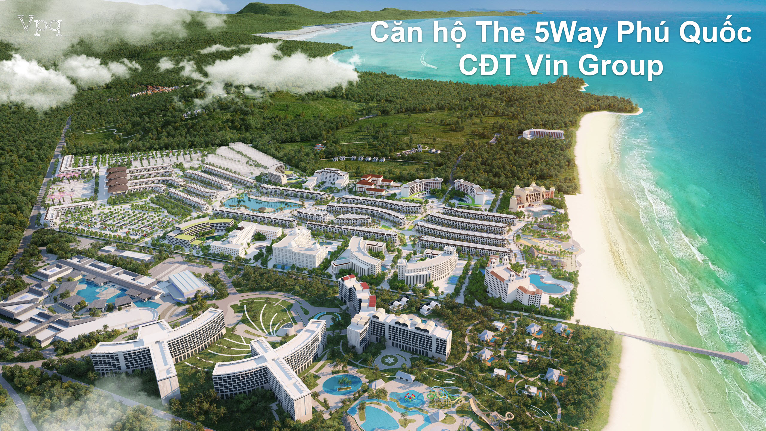 Phối cảnh tổng thể căn hộ The 5Way Ph&uacute; Quốc