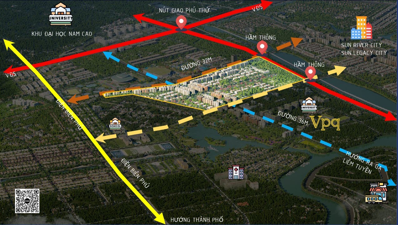 Flora Avenue sở hữu vị trí vàng hạ tầng đồng bộ tiềm năng tăng giá mạnh mẽ