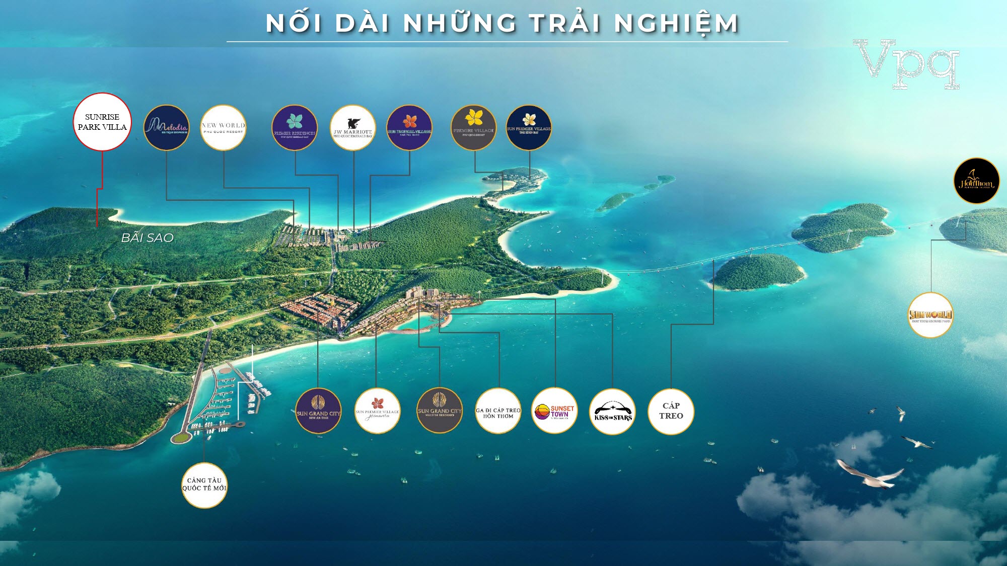Vị tr&iacute; dự &aacute;n Sunrise Park Villa tại B&atilde;o Sao