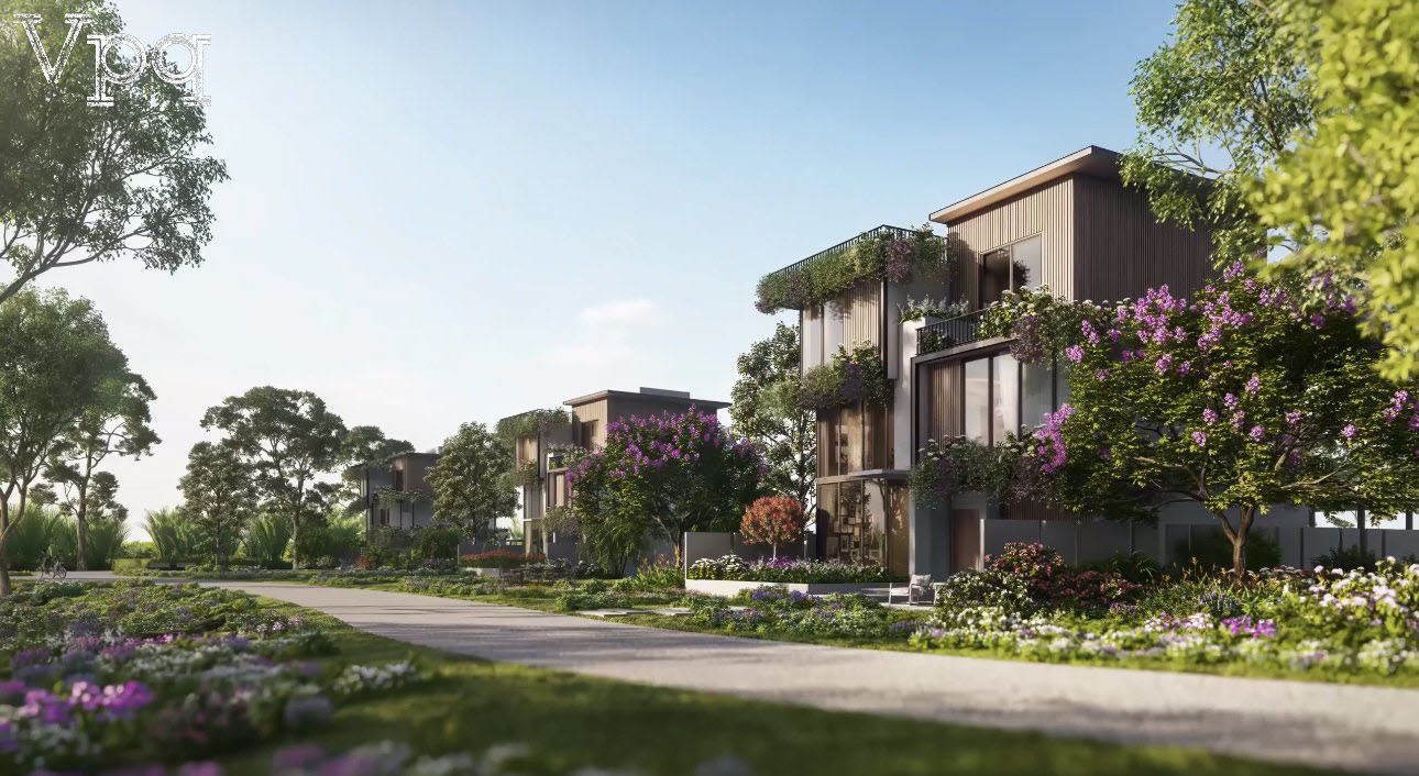 Phối cảnh những căn dinh thự Eco Village Saigon River chỉ dành cho chủ nhân xứng tầm