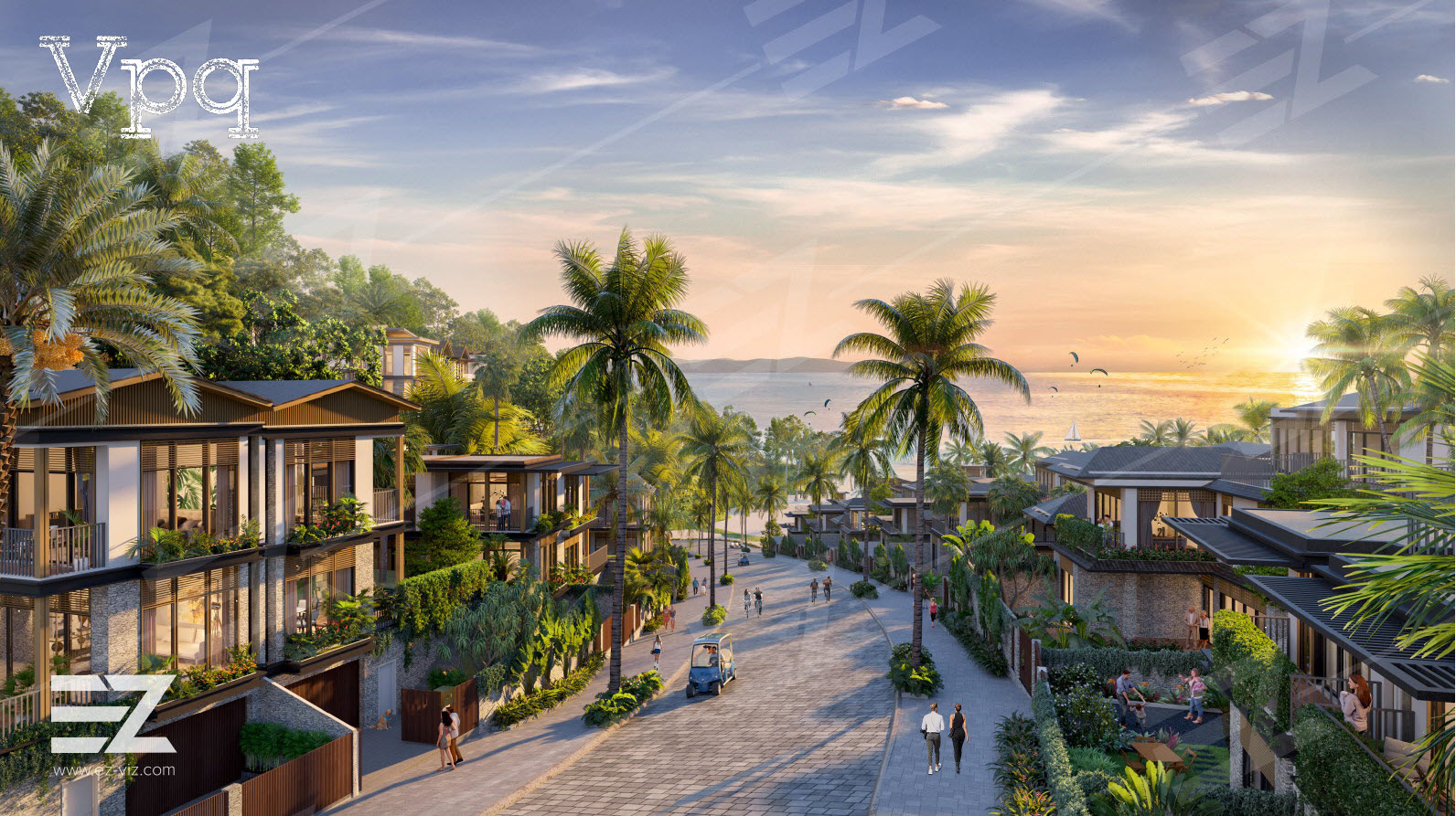 Phối cảnh tuyến phố Park Villa