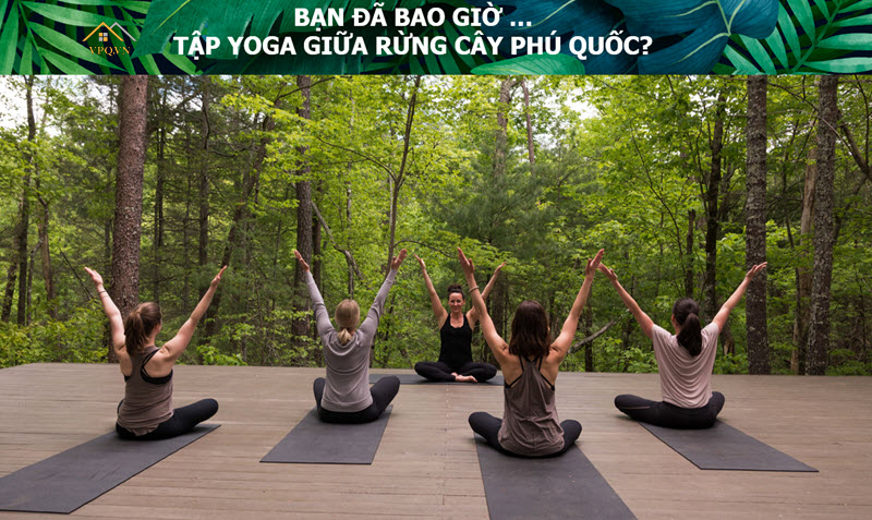 Tập Yoga giữa thi&ecirc;n nhi&ecirc;n tại Sun Tropical Village Ph&uacute; Quốc