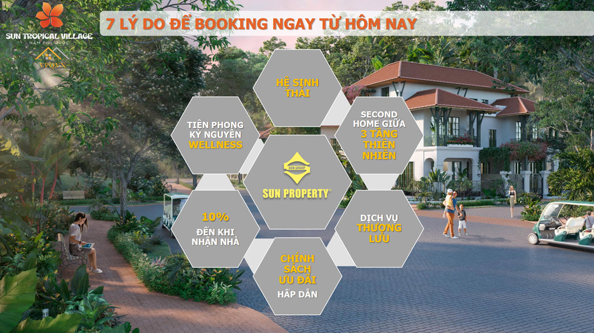 7 l&yacute; do để booking Sun Tropical Village ngay h&ocirc;m nay
