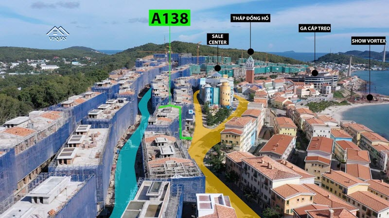 AMA138 - Shophouse The Center 2 mặt tiền view biển