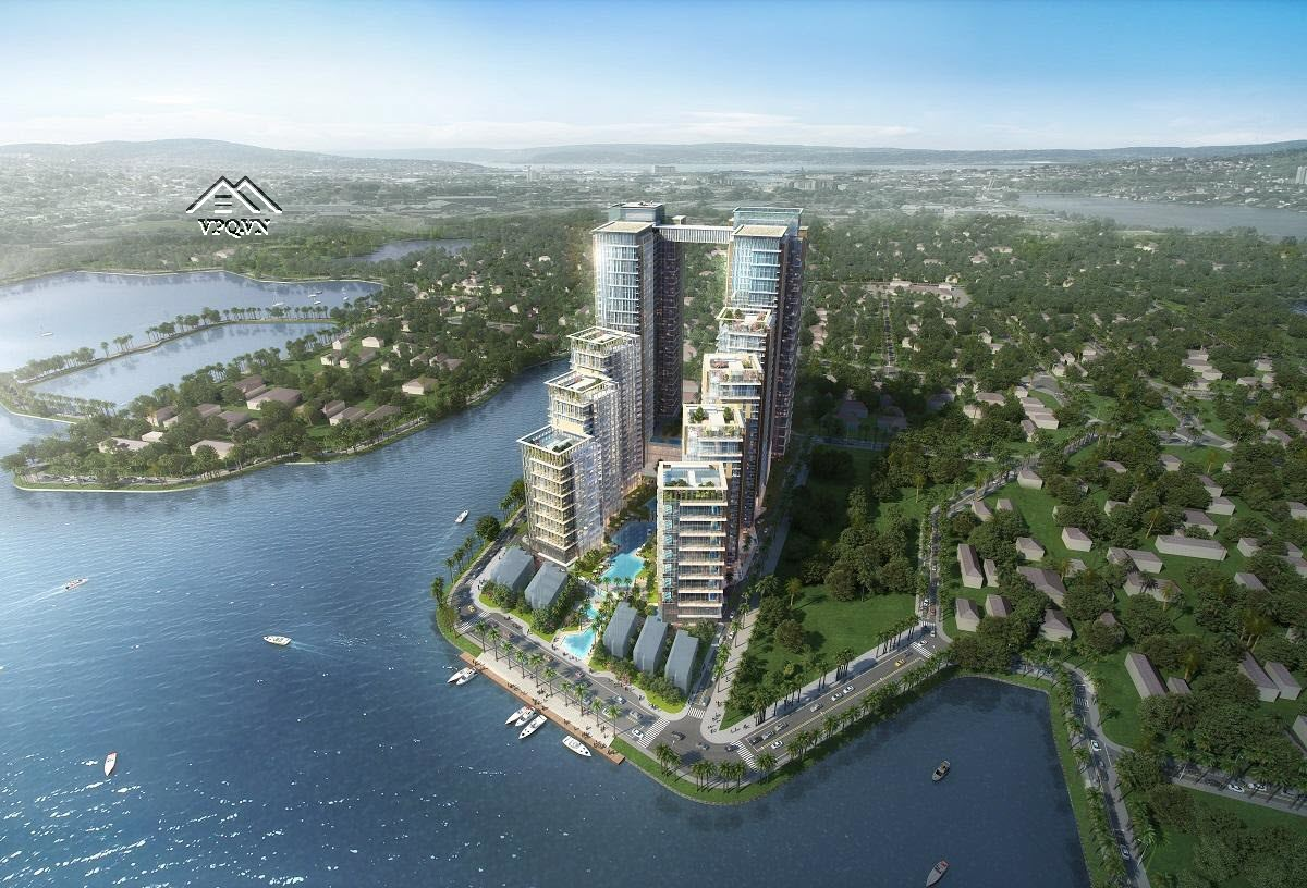 Phối cảnh khu phức hợp T&acirc;y Hồ View H&agrave; Nội