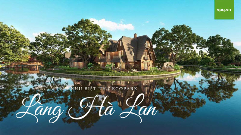 Phối cảnh biệt thự Làng Hà Lan Ecopark