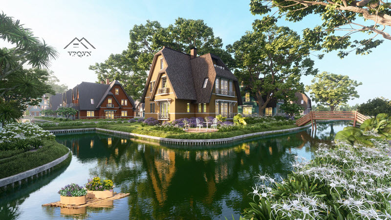 Cuộc sống thanh bình hòa cùng thiên nhiên tại tiểu khu làng Hà Lan Ecopark