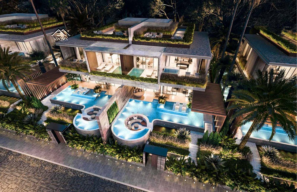 Phối cảnh biệt thự song lập dự án Vega City Nha Trang
