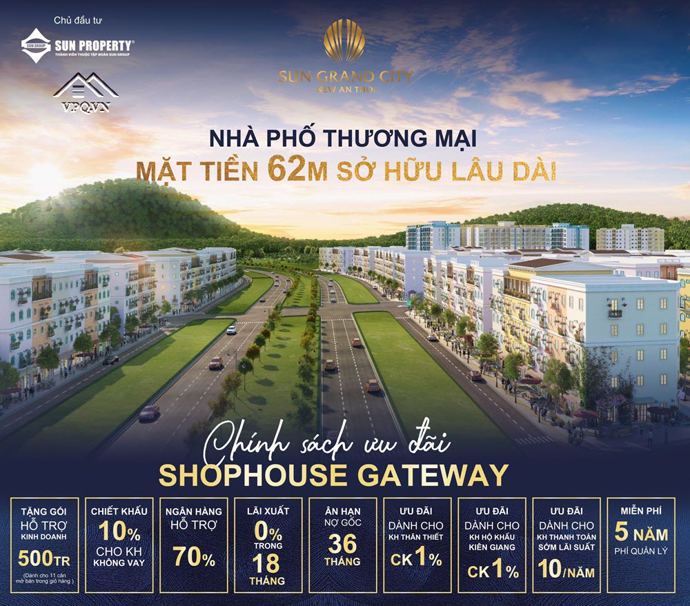 Chính sách bán hàng shophouse Gateway tháng 10/2021
