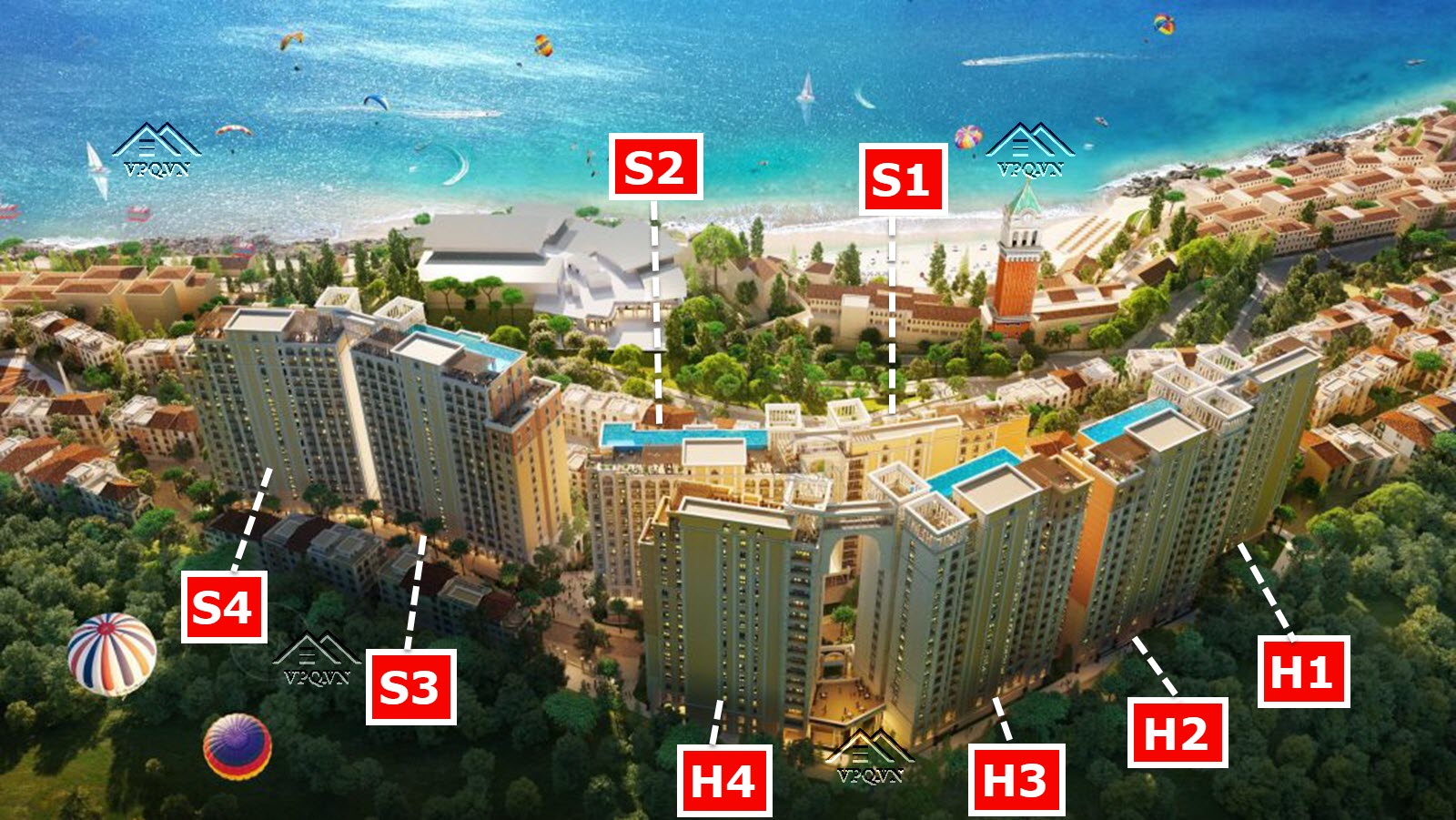 Phối cảnh Sun Grand City Hillside Residence&nbsp;Địa Trung Hải Ph&uacute; Quốc