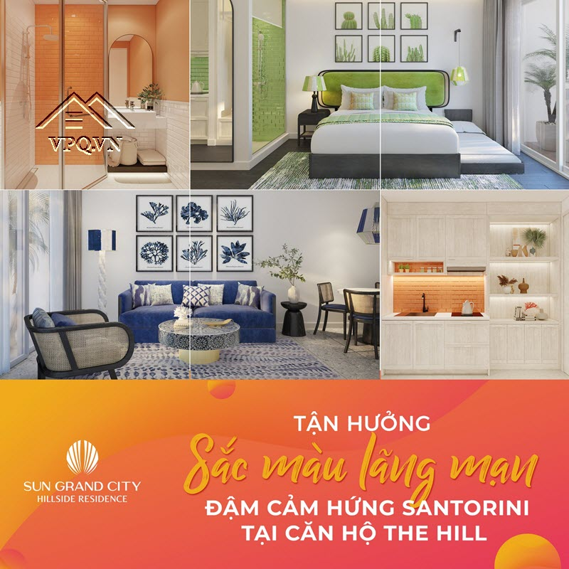 Cảm hứng Santorina tại căn hộ The Hill - Sun Grand City Hillside Residence