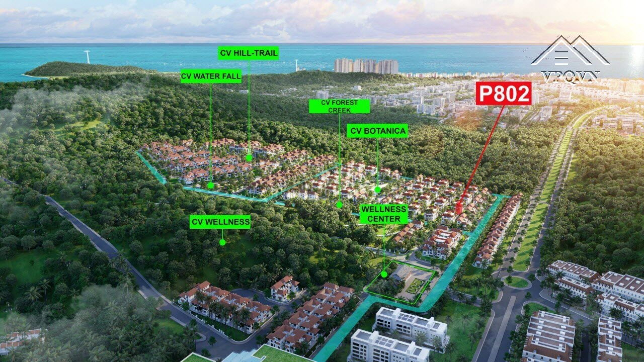 Từ P802 đến Wellness Center hay c&aacute;c c&ocirc;ng vi&ecirc;n nội khu chỉ từ 90 - 400m Ra biển b&atilde;i kem cũng chỉ tầm 800m, trong khoảng c&aacute;ch đi bộ
