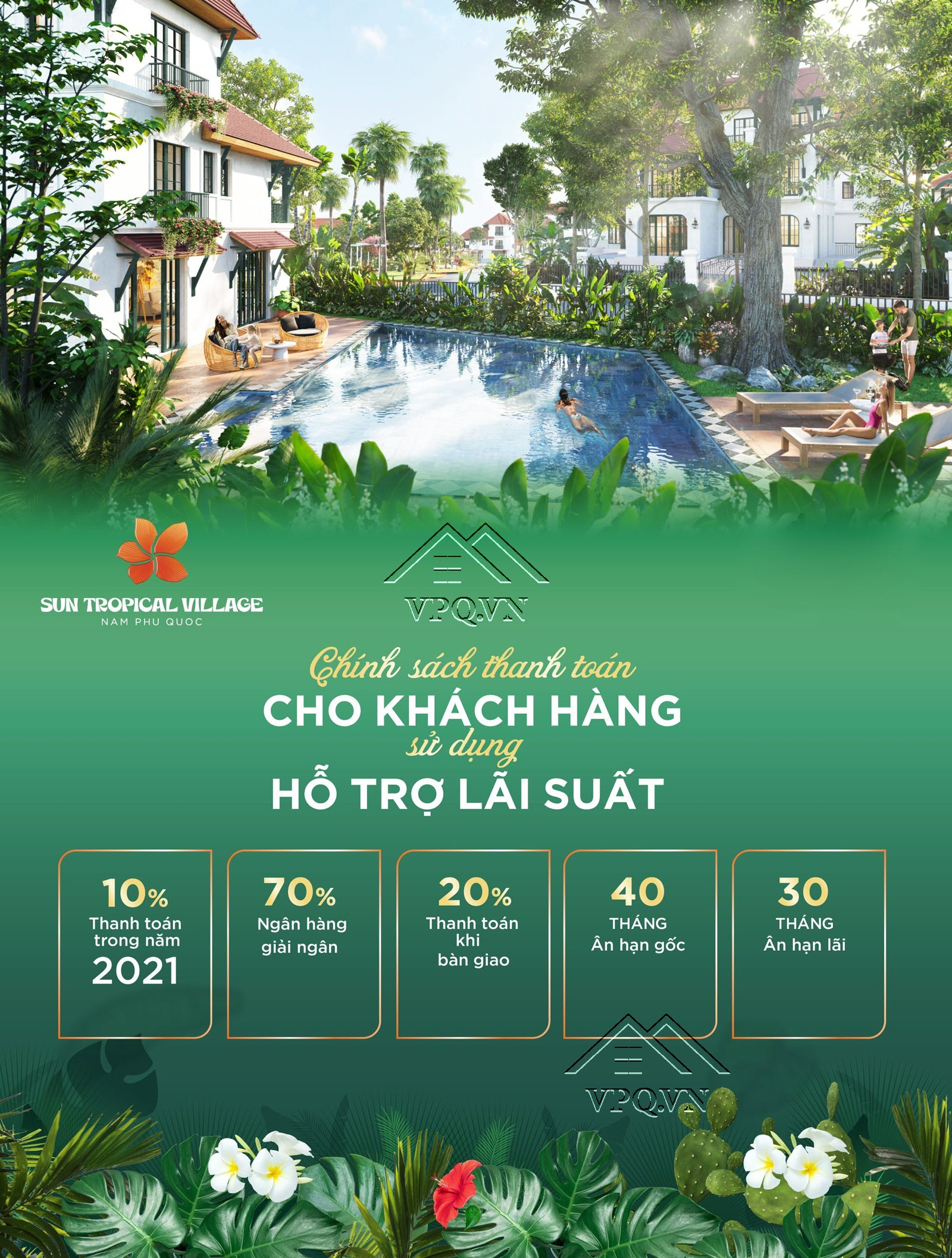 Ch&iacute;nh s&aacute;ch b&aacute;n h&agrave;ng Sun Tropical Village d&agrave;nh cho kh&aacute;ch vay ng&acirc;n h&agrave;ng
