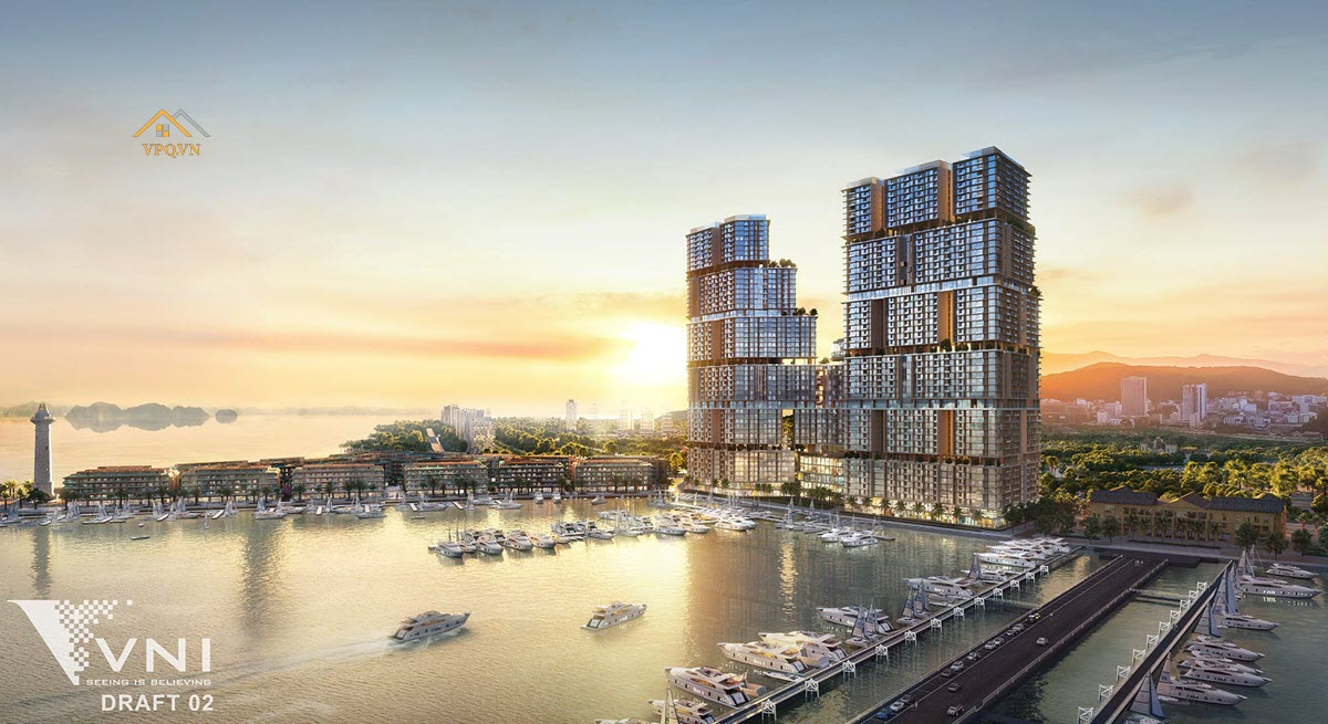 Phối cảnh chung cư cao cấp Sun Marina Town Hạ Long