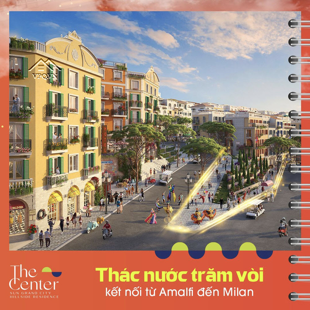 Thác nước trăm vòi The Center Phú Quốc
