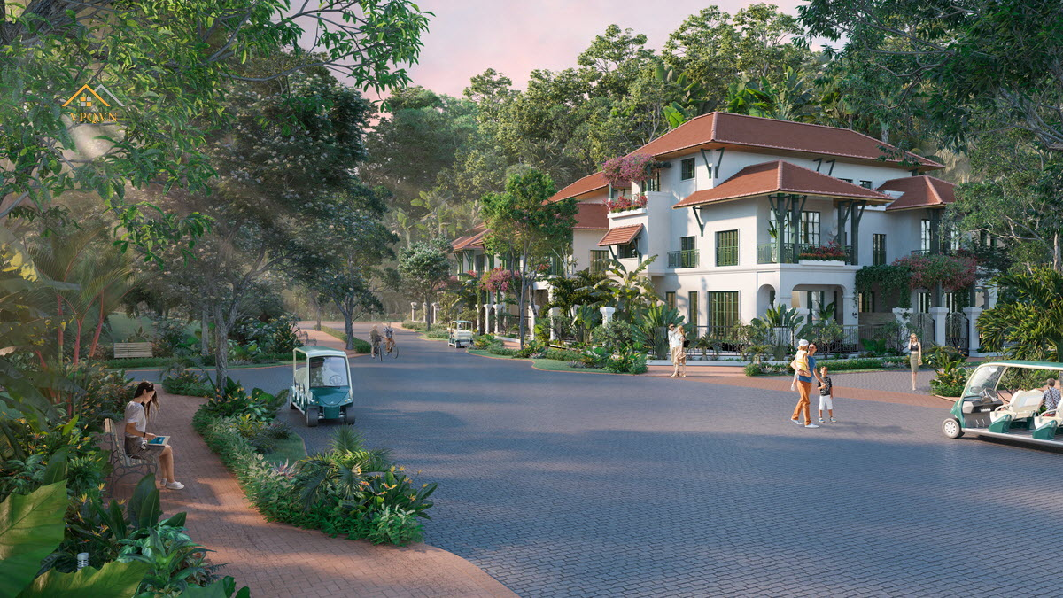Sun Tropical Village - Phong c&aacute;ch nhiệt đới kiến tr&uacute;c Tropical-Indochine