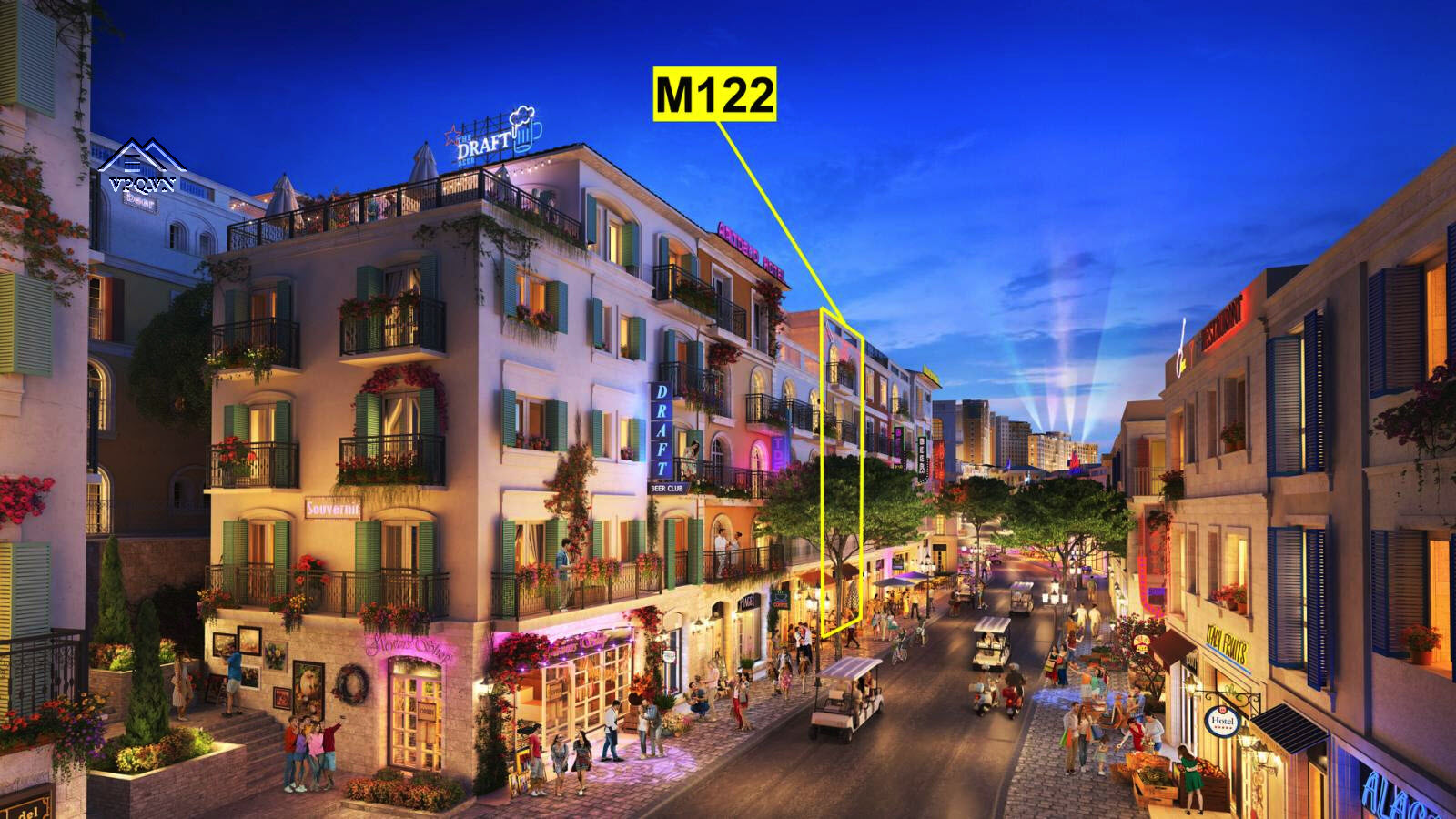 Phối cảnh M122 The Center Địa Trung Hải
