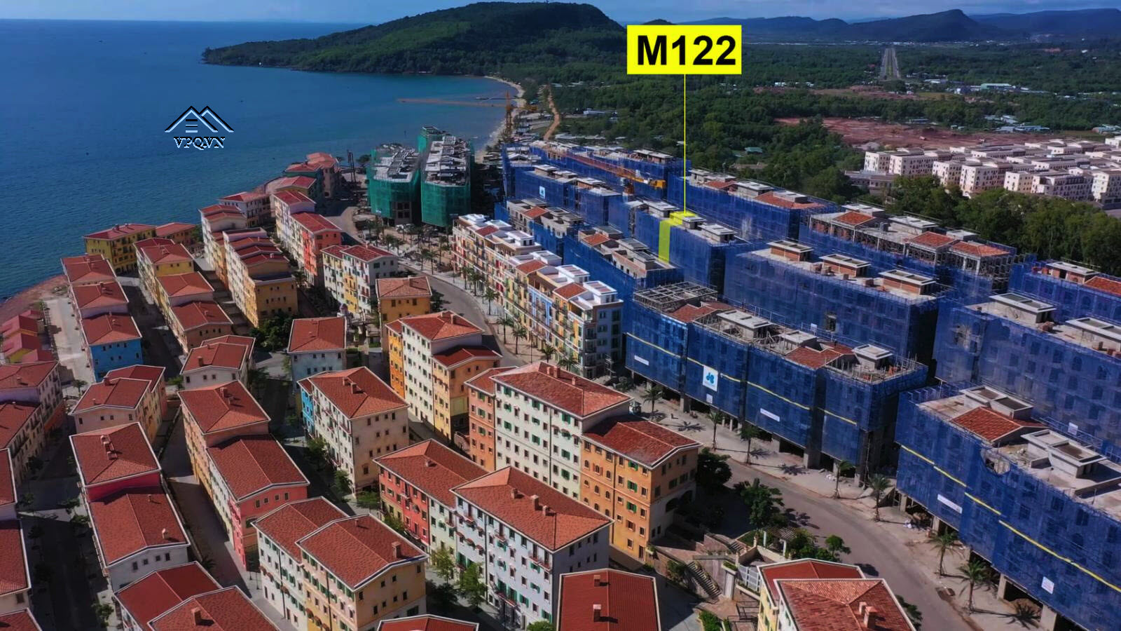 H&igrave;nh ảnh thực tế vị tr&iacute; Shophouse M122 The Center
