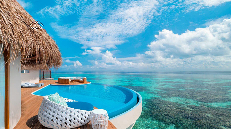 Thi&ecirc;n đường nghỉ dưỡng xa xỉ Maldives